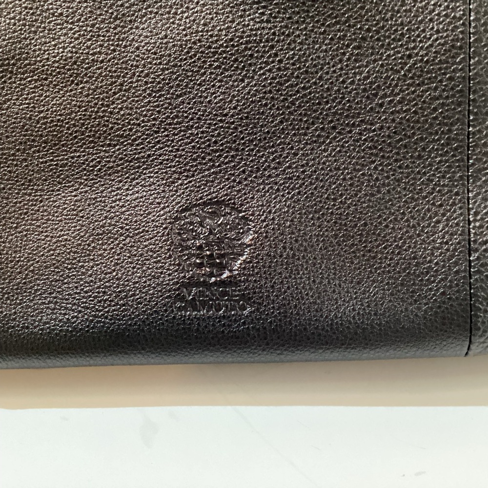 VinceCamuto🆕leather crossbody shoulder bag,snap close,zip&open pockets,adj strap - Picture 12 of 16
